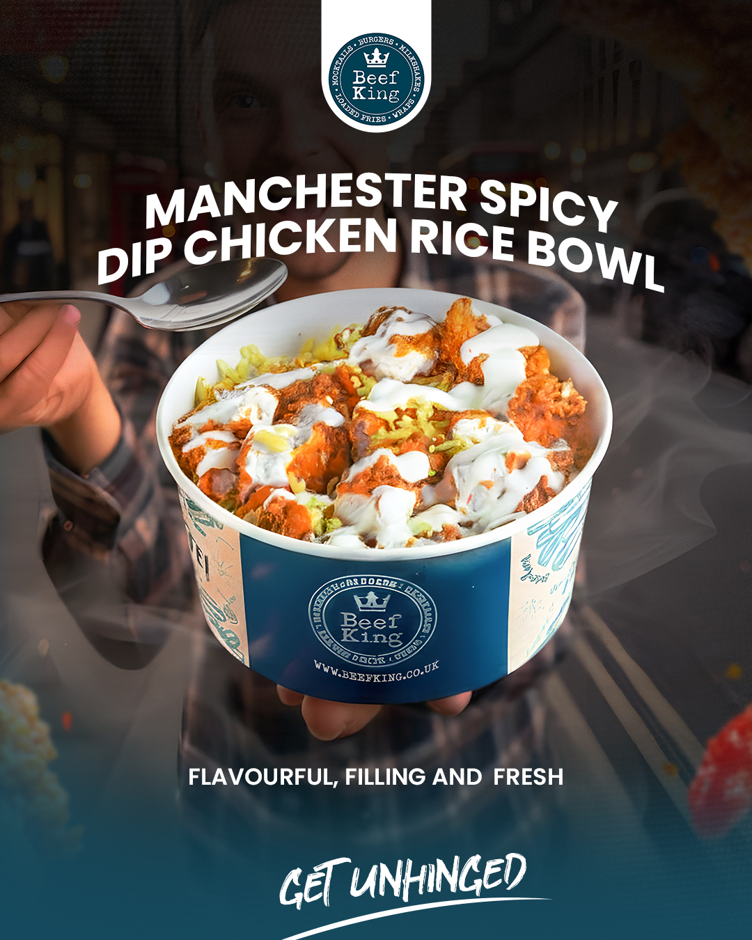 Do yourself a favour, grab a fork, dig in, and forget what guilt feels like.Find a Beef King near you or order in via Uber Eats, Just Eat, Flipdish and Deliveroo.Addlestone | Aylesbury (Delivery Only) | Blackburn | Brixton | Chesterfield | Dunstable | Luton | Sheffield | Slough | Watford | Woking#Beefking #UKFoodies #UKEats #UKFoodScene #FastFoodUK #HalalFood #HalalBurgerLovers #BestBurgersUK #Foodstagram #FoodTok #Fyp #Fy #Foodie #Restaurant #Ramadan