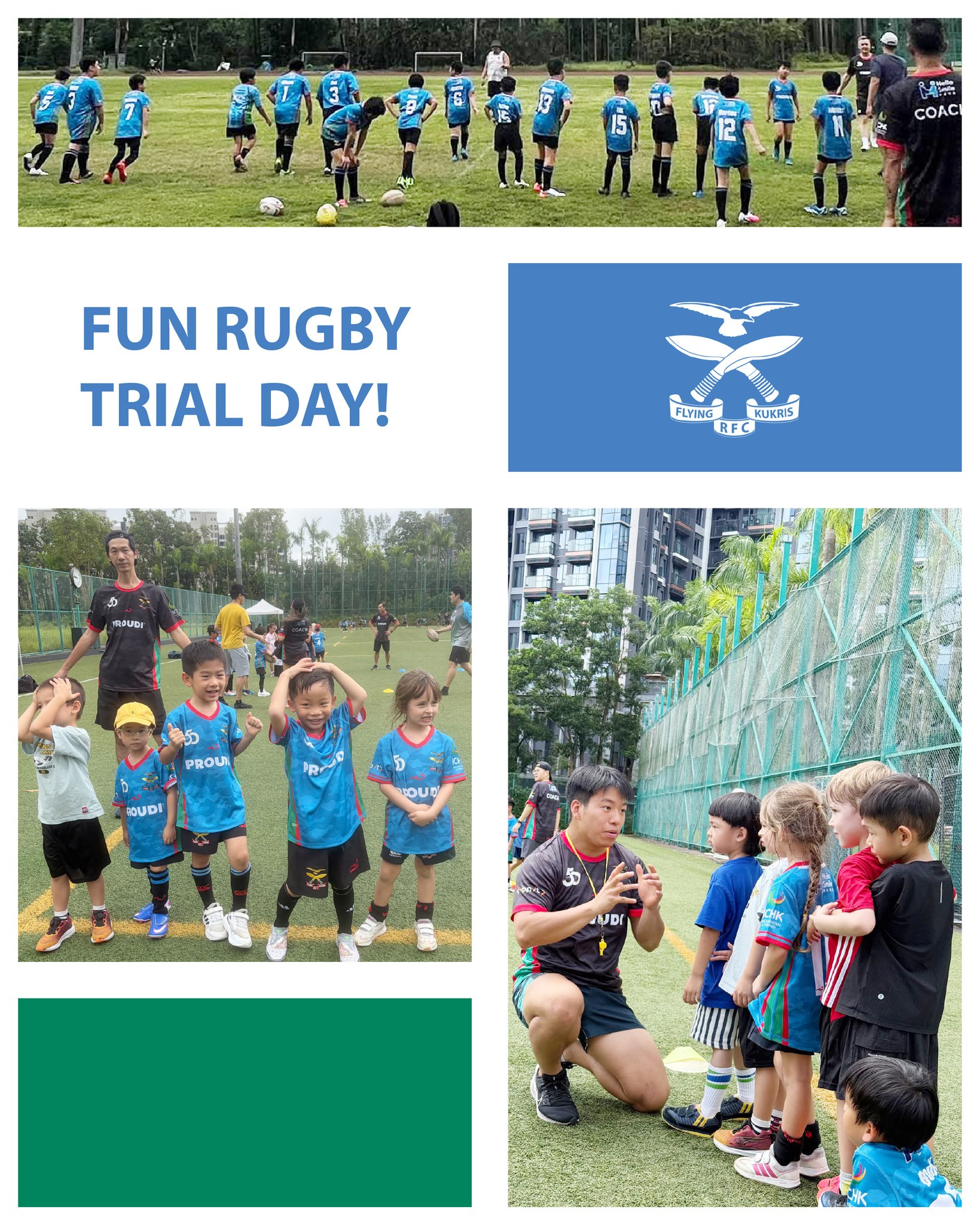 FUN RUGBY TRIAL DAY! 🏉🔥 Rain o… FUN RUGBY TRIAL DAY! 🏉🔥 Rain o…