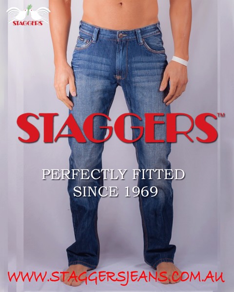 🔥 Last Pair! Staggers 690 Rick Relaxed Straight Leg Indigo Vintage Wash Jeans | Australian DesignWAS $149.00 – NOW ONLY $69.95Last Pair Available – Size 32 OnlyDon’t miss your chance to own the Staggers 690 Rick Relaxed Straight Leg Indigo Vintage Wash Jeans at an unbeatable price. Reduced from $149.00 to just $69.95, this is the last pair available in Size 32—once it’s gone, it’s gone!Designed for men who appreciate timeless denim with all-day comfort, the Rick Jean features a relaxed fit through the seat and thigh with a clean straight-leg silhouette. Crafted from premium 14 oz soft-finish rain indigo denim, these jeans combine authentic vintage styling with modern performance flex.Featuring Staggers’ signature Vintage Double Stone Wash, hand sanding, hand grinding and whiskering, every pair has the lived-in look and feel of your favourite jeans from the very first wear.Premium Features🔥 Was $149.00 – Now Only $69.95Last Pair Available – Size 32Relaxed straight-leg fitPremium 14 oz soft-finish rain indigo denimAuthentic Vintage Double Stone WashHand sanding, hand grinding and whiskeringPerformance flex for superior comfortStaggers 75 embroidered denim waistband patchVintage Staggers branding inside waistbandOversized men’s belt loopsYKK front zip flyStaggers embossed copper donut buttonSignature Staggers copper Diva rivetsStaggers woven coin pocket labelInseam: 86 cmModel is 183 cm tall and wears size 32Authentic Staggers HeritageManufactured with premium craftsmanship since 1969, the Rick Jean delivers legendary quality, rugged style and lasting comfort.Beware of copies. If it doesn’t feature the authentic Staggers Doves logo, it’s not the real thing.Be Quick – This Is the Last Pair in Size 32!